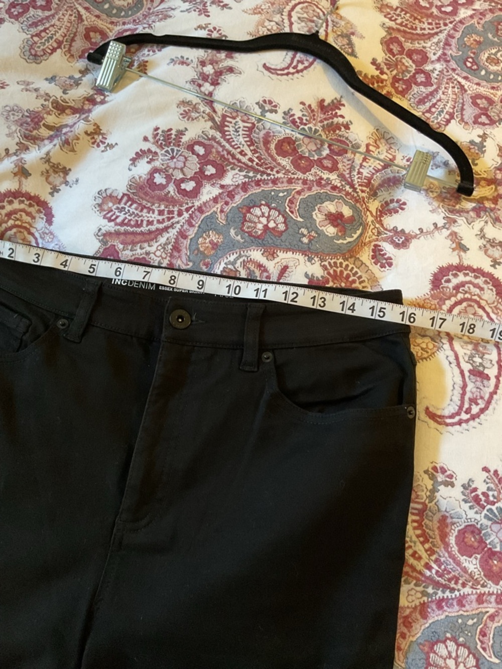 INC International Concepts Black Skinny Stretch jeans - Picture 8 of 8